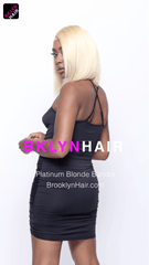 Brooklyn Hair 9A #613 Silky Straight Platinum Blonde Bundles – High Shine Blonde Series