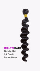 Brooklyn Hair 9A Brazilian Loose Wave Human Hair Bundles – 100% Virgin Remy Weft Extensions