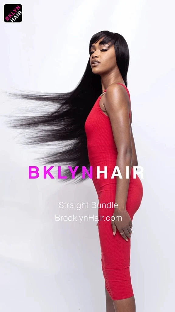 Brooklyn Hair 9A Silky Straight Human Hair Bundles – 100% Unprocessed Virgin Remy Weft Extensions