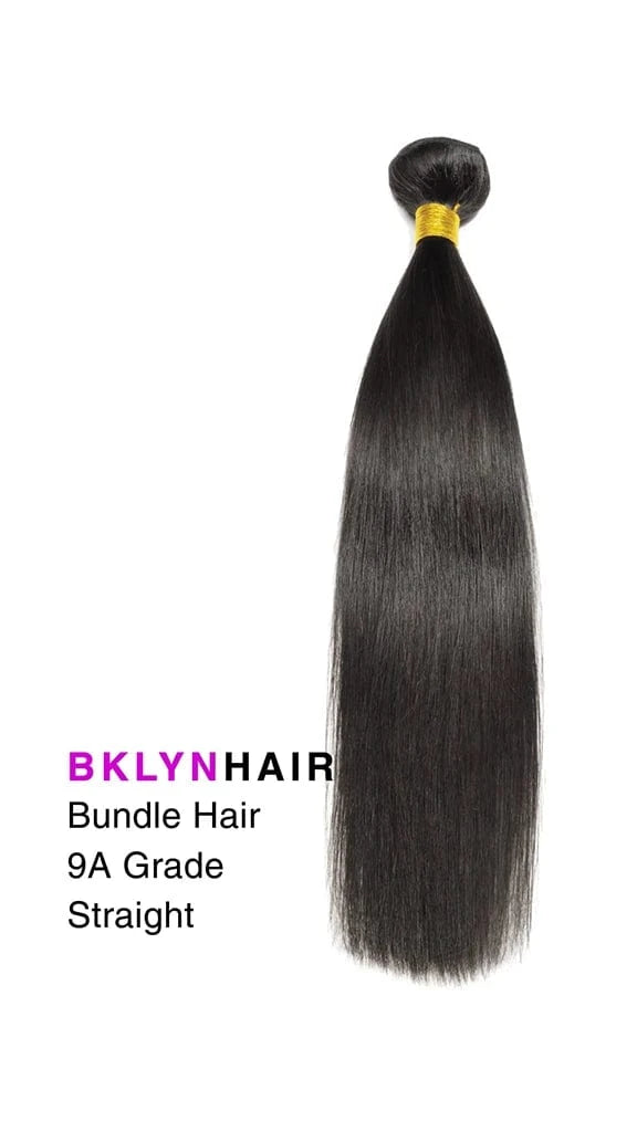 Brooklyn Hair 9A Silky Straight Human Hair Bundles – 100% Unprocessed Virgin Remy Weft Extensions