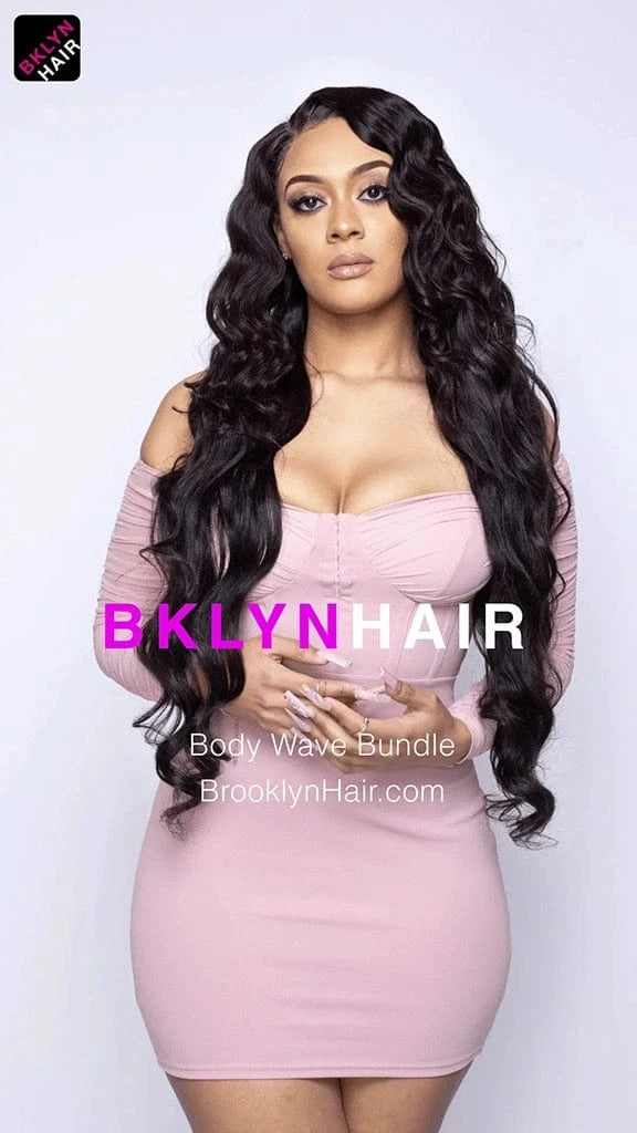 Brooklyn Hair 9A Unprocessed Body Wave 2 Bundle Deal – 100% Virgin Human Hair Double Pack
