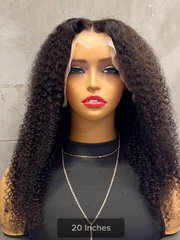 Coil Perfection Afro Kinky Curly 13x4 HD Lace Front Wig 180% Density