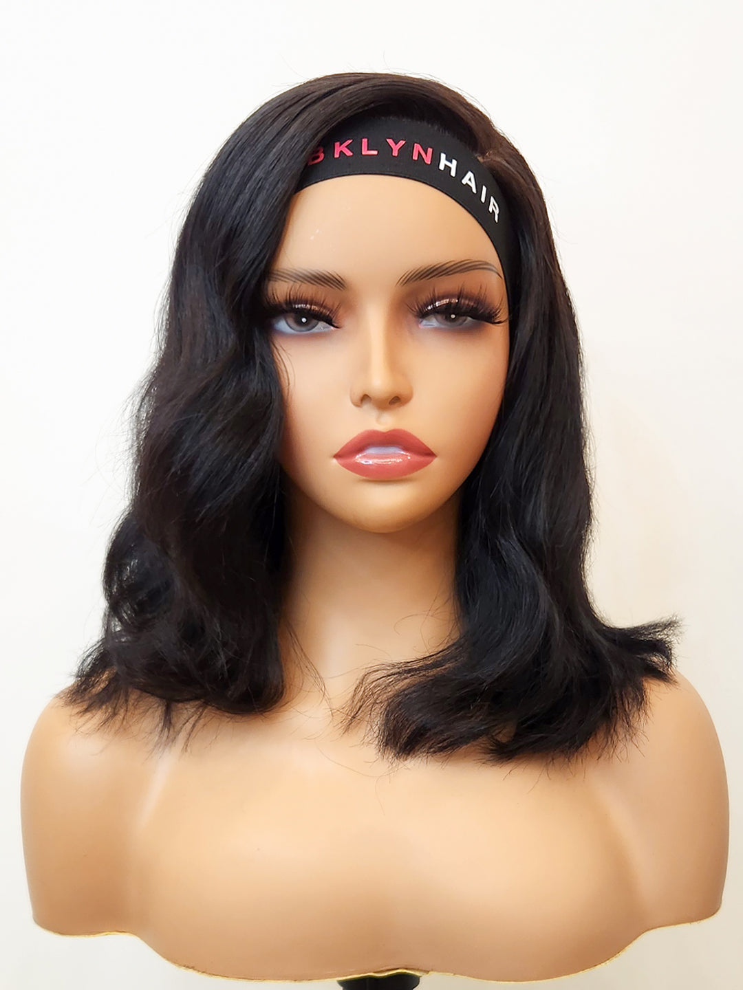 Jet Black Blunt Cut Short Bob Style Glueless Wig Invisible Knots 5x5 Swiss HD Pre-Cut Lace