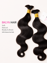 Premium 100% Human Braiding Hair Bulk - Body Wave