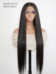 Exquisite Lengths 28"&34" Silky Straight 13x4 HD Lace Front Wig 180% Density