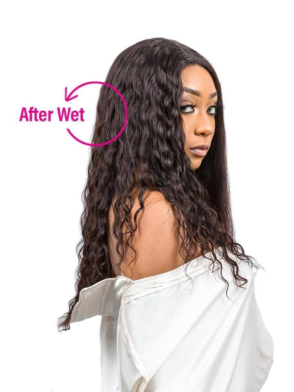 Wet & Wavy T Part Wig / Brazilian Loose Wave 20-22"