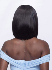 Glueless 4x4 Lace Closure Wig Straight Bob Short