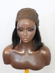 Glueless 4x4 Lace Closure Wig Straight Bob Short