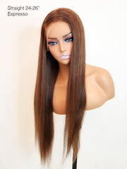 13x4 HD Lace Front Wig Straight Espresso - Brooklyn Hair