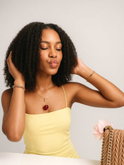Brooklyn Hair Afro Kinky Curly Glueless Wig 180% Density Invisible Small Knots 5x5 Swiss HD Pre-Cut Lace Natural Black