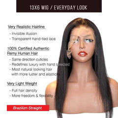 Brooklyn Hair [App Exclusive] 13x6 Lace Front Wig / Straight Styles (LY)