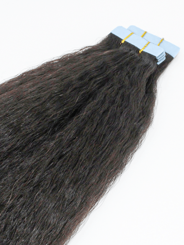 Brooklyn Hair Blowout Look Tape-In Extensions Virgin Kinky Straight