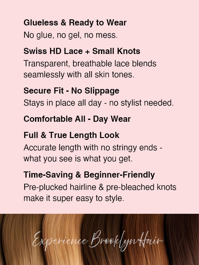 Brooklyn Hair Blunt Cut Glueless Wig 5x5 Swiss HD Pre-Cut Lace Bob Invisible Knots