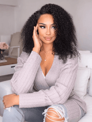 Brooklyn Hair Bohemian Jerry Curl 4x4 Transparent Lace Closure Natural Black