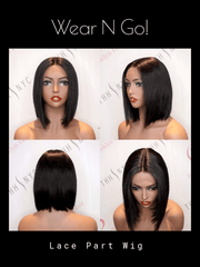 Brooklyn Hair Brooklyn Hair T Part Wig / Bob Medium Length 12-16"