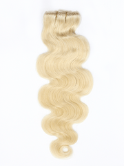Brooklyn Hair Clip-In Hair Extensions Platinum Blonde Body Wave