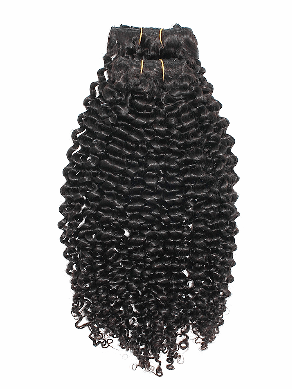 Brooklyn Hair Clip-In Hair Extensions Virgin Bohemian Jerry Curl