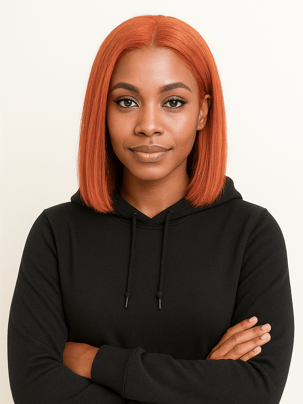 Brooklyn Hair Color-Pop Luxe Bob Wig! 13x4 HD Lace Front Silky Straight 12" 200% Volume Silky Finish