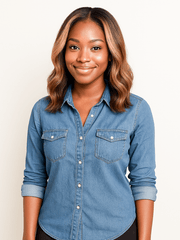 Brooklyn Hair Color-Pop Luxe Bob Wig! 13x4 HD Lace Front Silky Straight 12" 200% Volume Silky Finish
