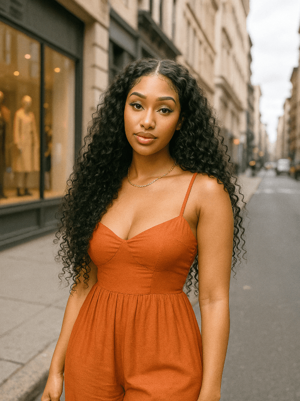 Brooklyn Hair Deep Wave Glueless Wig 5x5 Swiss HD Lace Pre-Cut & Pre-Plucked Invisible Knots