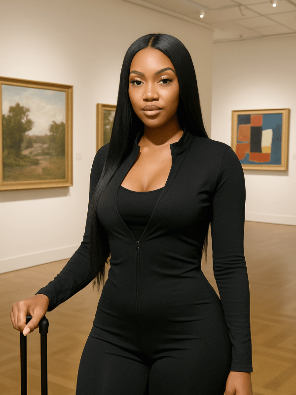 Brooklyn Hair Enhanced Parting Depth! Silky Straight 13x6 Lace Front Wig 20-22" 20-22"  (LY) / Natural Black