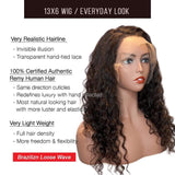 Brooklyn Hair [FINAL SALE] 13x6 Lace Front Wig / Brazilian Loose Body Wave (LY)