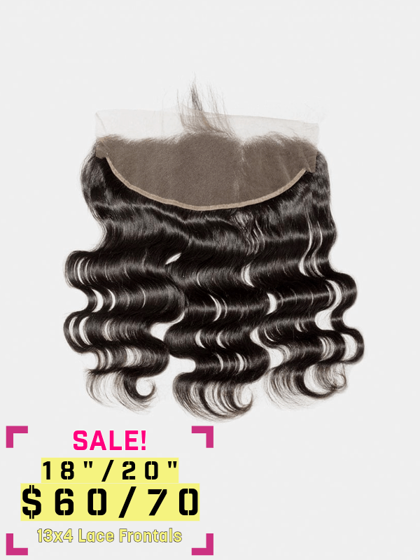 Brooklyn Hair [Final Sale] Body Wave 13x4 Transparent Lace Frontal Natural Black from $35