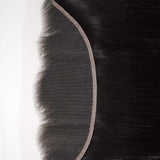 Brooklyn Hair [First Weekend Sale] Swiss HD 13x4 Lace Frontal Straight Swiss HD / 14" / Natural Black