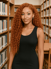 Brooklyn Hair Ginger Deep Wave Glueless Wig 5x5 Swiss HD Lace Pre-Cut & Pre-Plucked Invisible Knots