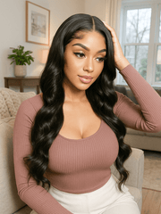 Brooklyn Hair Loose Body Wave 13x4 HD Lace Front Wig 180% Density