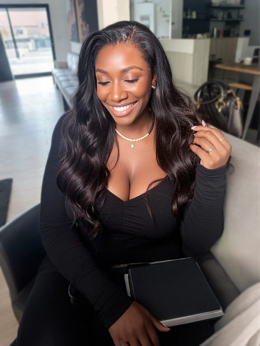 Brooklyn Hair Loose Body Wave 13x4 HD Lace Front Wig 180% Ultra-Density