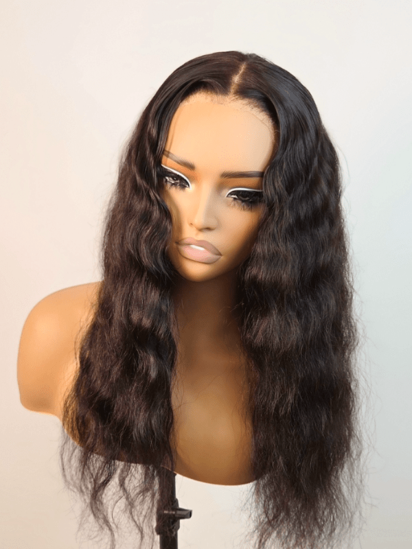 Brooklyn Hair Loose Wave Glueless Wig 5x5 HD Lace Invisible Knots Pre-Bleached Knots 18-20" / Natural Black