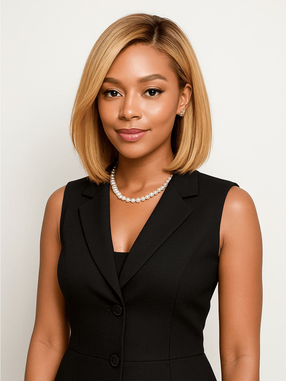 Brooklyn Hair Ombre Ash Blonde 5x5 HD Pre-Cut Lace Glueless Bob Style Wig