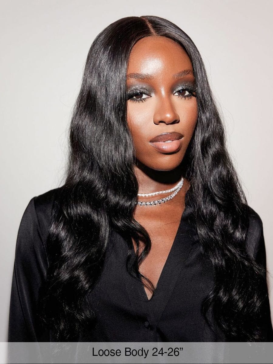 Brooklyn Hair Parting Max! Natural Loose Body Wave 100% Human Ear to Ear 13x6 Lace Front Wig (LY)