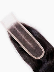 Brooklyn Hair Pre-Bleached Knots 2x6 Swiss HD Lace Closure Remy Straight