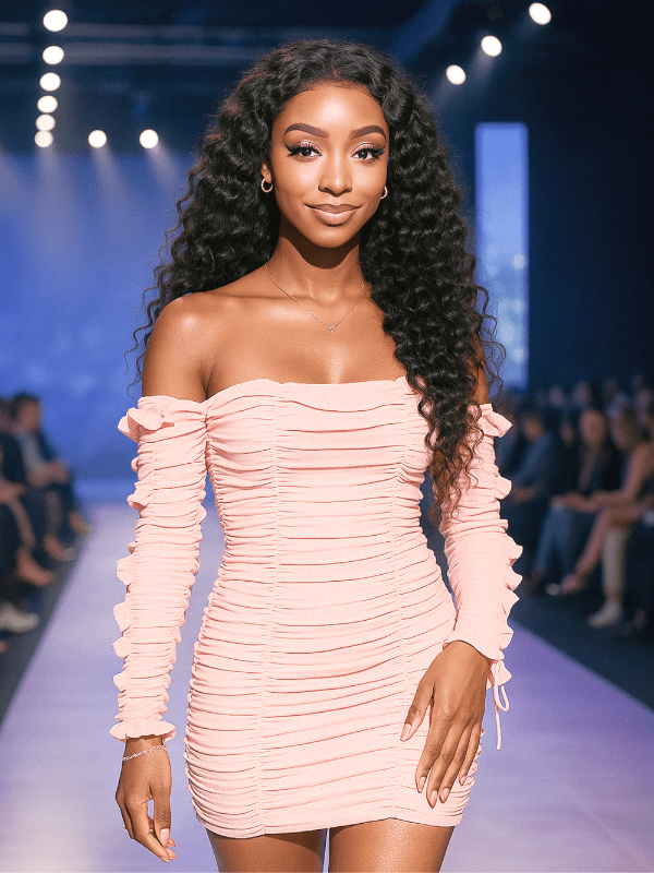 Brooklyn Hair Seamless Flow 13x6 Tiny Knots Swiss HD Lace Frontal Wig Deep & Water Wave Raw Hair