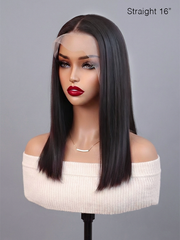 Silky Straight 13x4 HD Lace Front Wig 180% Density Undetectable Hairline