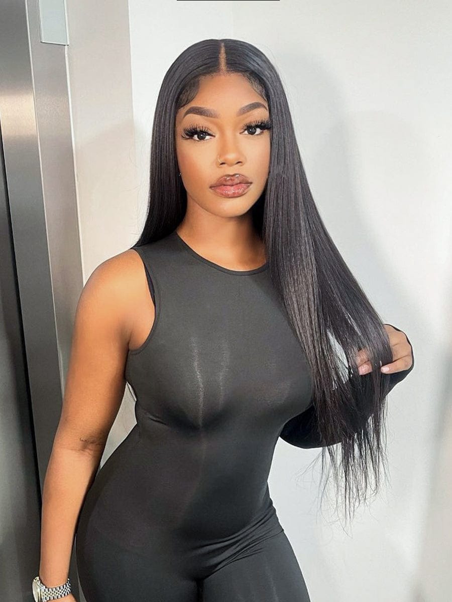 Brooklyn Hair Silky Straight 13x4 HD Lace Front Wig 180% Density