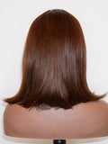 Brooklyn Hair Small Knots 5x5 HD Pre Cut Lace Glueless Wig Bob Straight 180% Density Bob Style 12" / Espresso