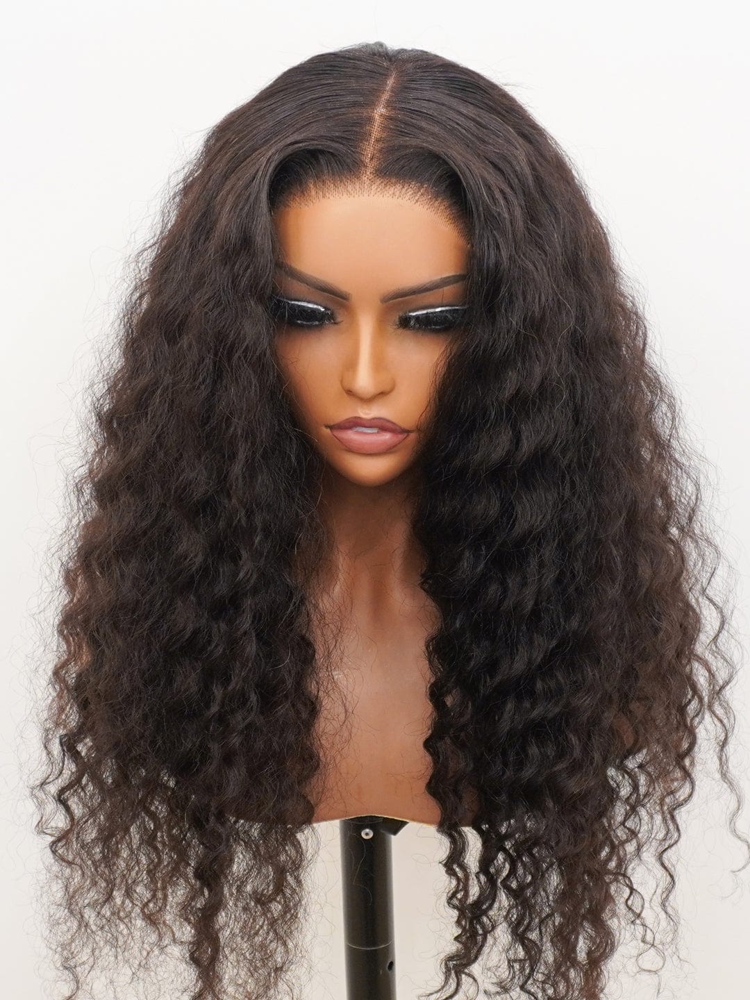 Brooklyn Hair Small Knots 5x5 HD Pre Cut Lace Glueless Wig Deep Wave 180% Density