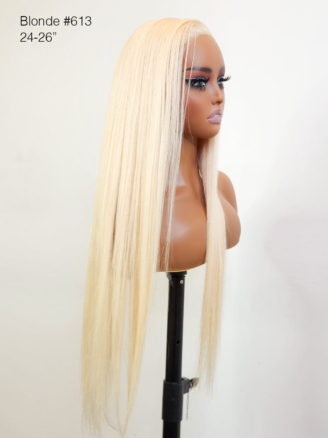 Brooklyn Hair Small Knots 5x5 HD Pre Cut Lace Glueless Wig Platinum Blonde Straight 24-26" Bob Style 24-26" / Platinum Blonde