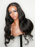 Tiny Knots 6x6 Swiss HD Pre Cut Lace Glueless Pre Bleached & Plucked Knots Wig Loose Body Wave