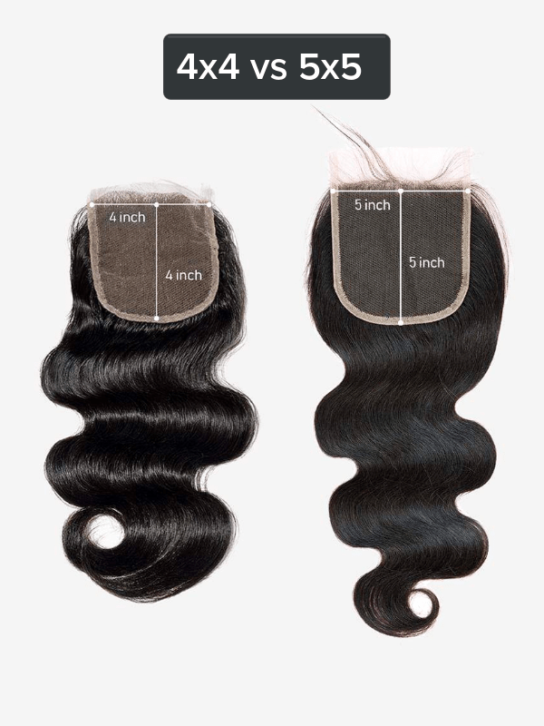 Brooklyn Hair True 5x5 Swiss HD Lace Closure Afro Kinky Curly 14-16" / Natural Black / Middle Part