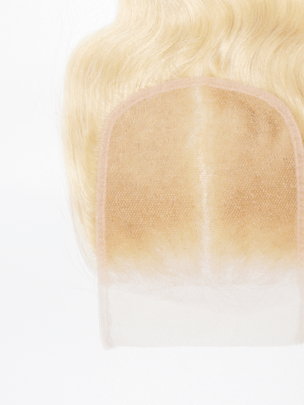 Brooklyn Hair True 5x5 Swiss HD Lace Closure Platinum Blonde Body Wave