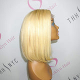 Brooklyn Hair [Weekly Special] 4x4 Lace Closure Wig Platinum Blonde Bob 10-12"