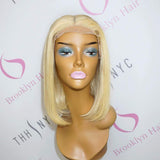 Brooklyn Hair [Weekly Special] 4x4 Lace Closure Wig- Platinum Blonde Bob