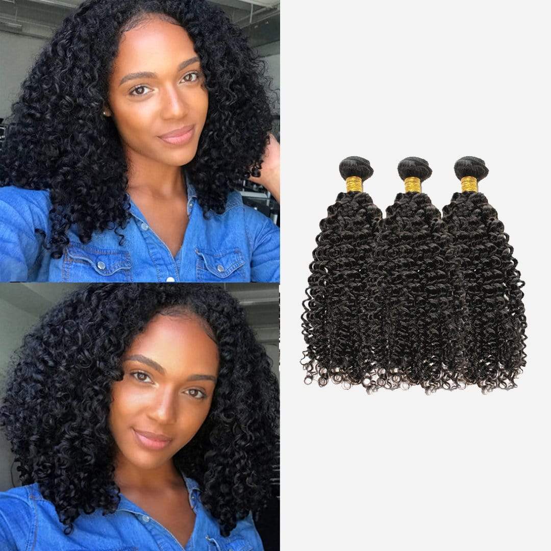 Brooklyn Hair 11A Bohemian Jerry Curl / 3 Bundles Look - Brooklyn Hair