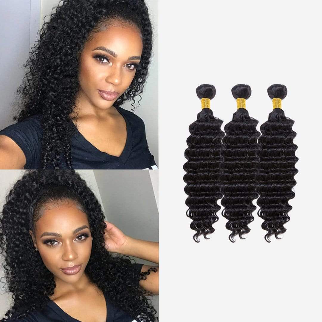 Brooklyn Hair 11A Raw Virgin Deep Wave / 3 Bundles Deal - Brooklyn Hair