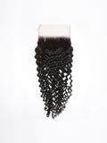 Brooklyn Hair 11A Bohemian Jerry Curl 5x5 HD Lace Closure 14-16" / Natural Black / Free