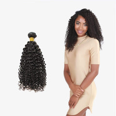 Brooklyn Hair 11A Bohemian Curl  / 3 Bundles with 4x4 Lace Closure Deal - Brooklyn Hair